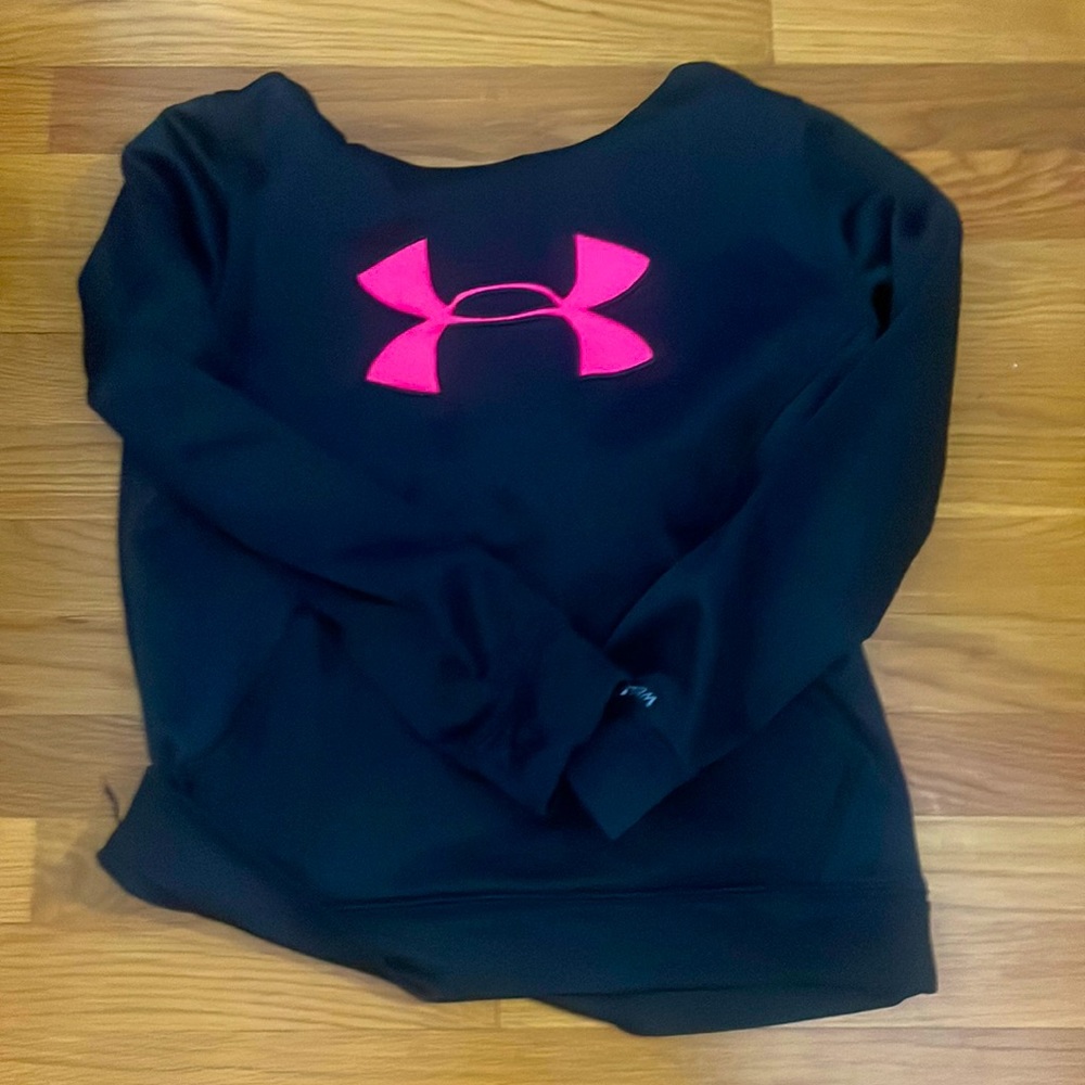 Under armor pink sweatshirt storm